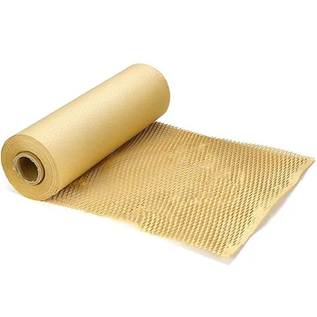 1 Ролка наполнительных материали Cellular лигавицата на Хартиени ролки Крафт-хартия за опаковане на деликатни и чупливи предмети (38 cm x 50 m)
