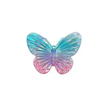 10шт Дрънкулката Смола 10 мм Цветни Пеперуди Flatback Планински Кристал, Бижута направи си Сам Сватбени Поздравителни Картички Бутони 4