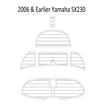 2006 & Eariler Yamaha SX230 Платформа За плуване с Лодка ЕВА От Изкуствена Тиков Паркет Мат Етаж 0