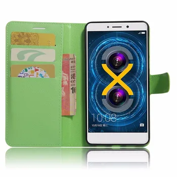 2022 За Huawei Honor 6x Калъф 5,5 Портфейл От изкуствена кожа Делото Калъф За телефон За Huawei Honor 6x BLN-L21 BLN-L22 BLN-L24 Калъф Flip 5