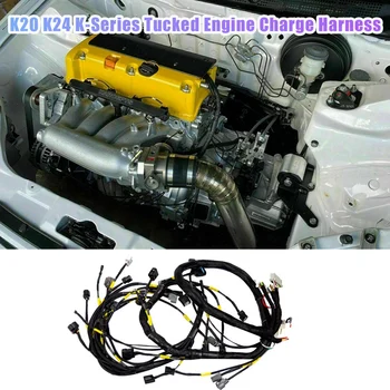 K20 K24 K-Series Пълнени Колан кабели на двигателя За Honda Acura K-Swap Integra CRX EK EG Civic EP3 01-05 RSX 02-04