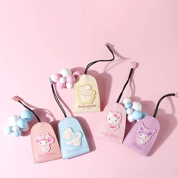 Kawaii Sanrio Чанта За Ключове Здравей Kittys Mymelody Cinnamoroll Аксесоари Сладък Калъф За Ключове За Красота Универсален Защитен Калъф Подарък За Момичета