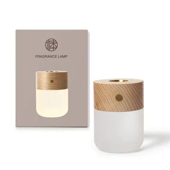 Led малка странична лампа За Сън Обикновен Дървен Акумулаторна батерия С Ароматни лека нощ Начало Декор за Йога Празничен Подарък 3