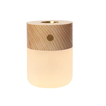 Led малка странична лампа За Сън Обикновен Дървен Акумулаторна батерия С Ароматни лека нощ Начало Декор за Йога Празничен Подарък 5