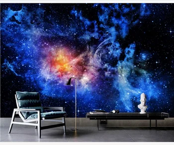 XUE СУ големи Индивидуални тапети стенопис HD фентъзи межзвездная вселената звездното небе нощното небе на тавана на фона на стена