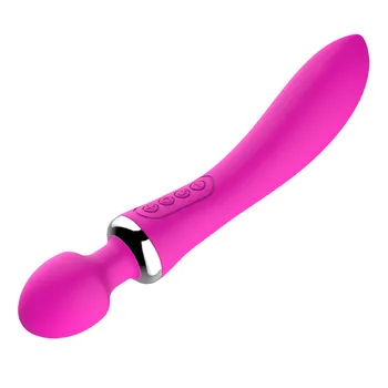 Възрастен вибратор от секс играчки за жени вибратор, вагината на G-точката секс играчки онлайн магазин Розов Черен Виолетов Розово Двоен Край на AV Пръчка Масажор 3