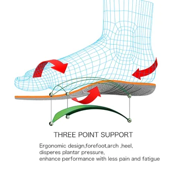 Индивидуалност Стелки Нескользящие Екстремни Спортове Ортопедични Стелки на Мъжки и Дамски Обувки 4