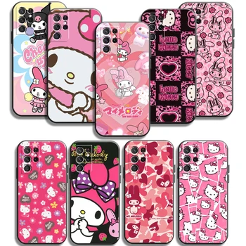 Калъфи за телефони Hello Kitty Kuromi За Samsung Galaxy S22 Plus S20 S20 FE S20 Lite S20 Ultra S21 S21 FE S21 Plus Ultra Делото