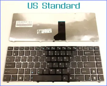 Клавиатурата е английската версия за лаптоп ASUS B43 B43E B43F B43J B43S A42 A83S K43B K43E K43S UL30VT UL80 С ЧЕРНА РАМКА
