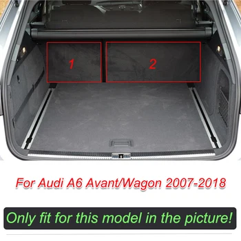 Кожена Подложка За Багажник За Автомобили Audi A6 Avant Wagon 2007-2018 Карго Подложка Подложка За Пода На Багажника Килим Автомобилни Аксесоари 2