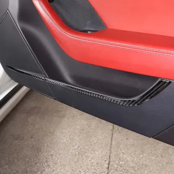 Меки Етикети с Тапицерия Рожка Динамиката на Вратата на Колата е От Въглеродни Влакна За Jaguar F-TYPE 2013-2022 Автомобилни Аксесоари За Интериора 1