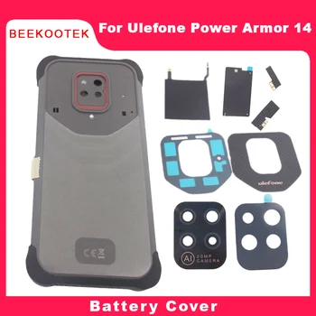 Оригиналната Капак на Отделението за батерията и Задната Капачка на Обектива NFC Антена алуминиеви композитни панели на Кутията спк стартира строителни Ремонти Смяна на Аксесоари За Ulefone Power Armor 14
