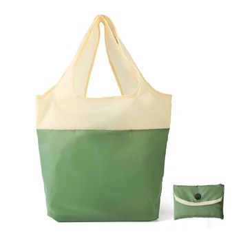 Пазарска чанта с голям капацитет водоустойчива сгъване приятелски към ин Витро японски стил прави водостотьким скучна чанта за преместване на хранителни Чанти