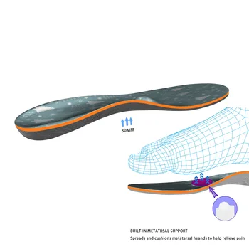 Плоскостъпие Ортопедичен Модел Плантарна Фасциит Супинатор Мъжки Болки В Петата, Поставяне На Краката Стелките На Маратонки С Топъл Обувки Възглавница 2
