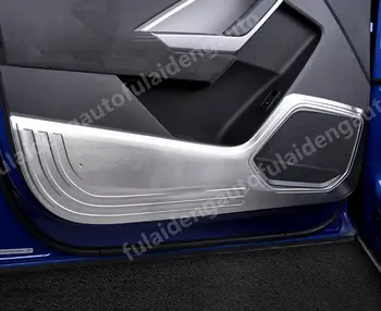 Подходящ За Audi Q3 2019-2021 Нова Межкомнатная Врата От неръждаема Стомана, Защита От Удари, Накладки, Корнизи, Аксесоари за Автомобили, 4 бр. 3