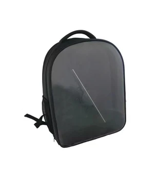 Раница с цип реклама фен репроектора холограми 3D реклама С чанта на рамото на екрана на дисплея LED осветяване на раница холографски Машини 1