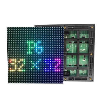 Специална разпродажба Пълноцветен P6 открит led модул HUB75 интерфейс SMD 1/8 текущия размер на сканиране 192* 192 мм 1