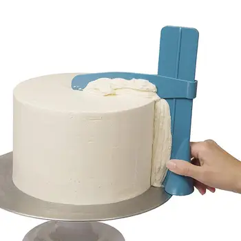 Стъргало За Торта По-Лъскав Регулируема Шпатула За празни приказки Край на Тортата, По-Лъскав Крем За Бижута направи си САМ Форми За Печене на Съдове за готвене с Кухненски Инструмент За Торта
