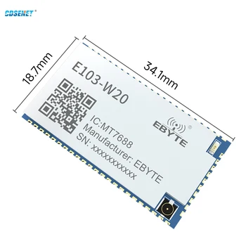 2,4 G Сериен порт за безжичен рутер Wifi Модул MT7628AN E103-W20 (7628) OpenWRT SDK AP STA 32 MB Flash + 128 MB DDR2 300 Mbit/PHY 0