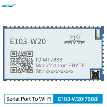 2,4 G Сериен порт за безжичен рутер Wifi Модул MT7628AN E103-W20 (7628) OpenWRT SDK AP STA 32 MB Flash + 128 MB DDR2 300 Mbit/PHY 1